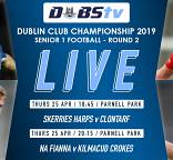 LIVE-STREAM: DUBLIN SENIOR 1 FOOTBALL CHAMPIONSHIP ROUND 2